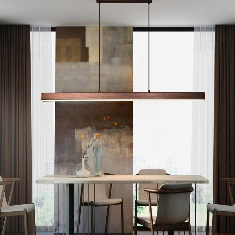 Industrielle LED-Pendelleuchte mit schlanken Design