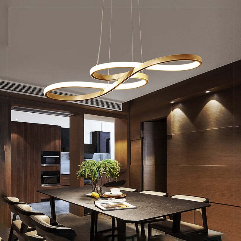 LED-Pendelleuchte im Musiknoten-Design
