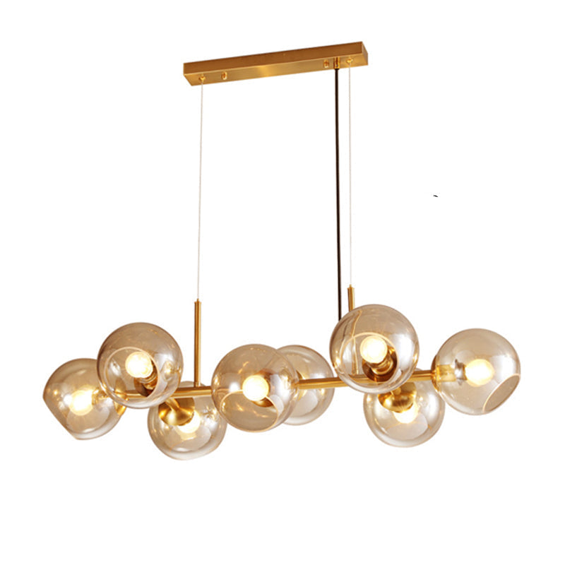 Moderne Esstischleuchte mit Kronleuchter-Design