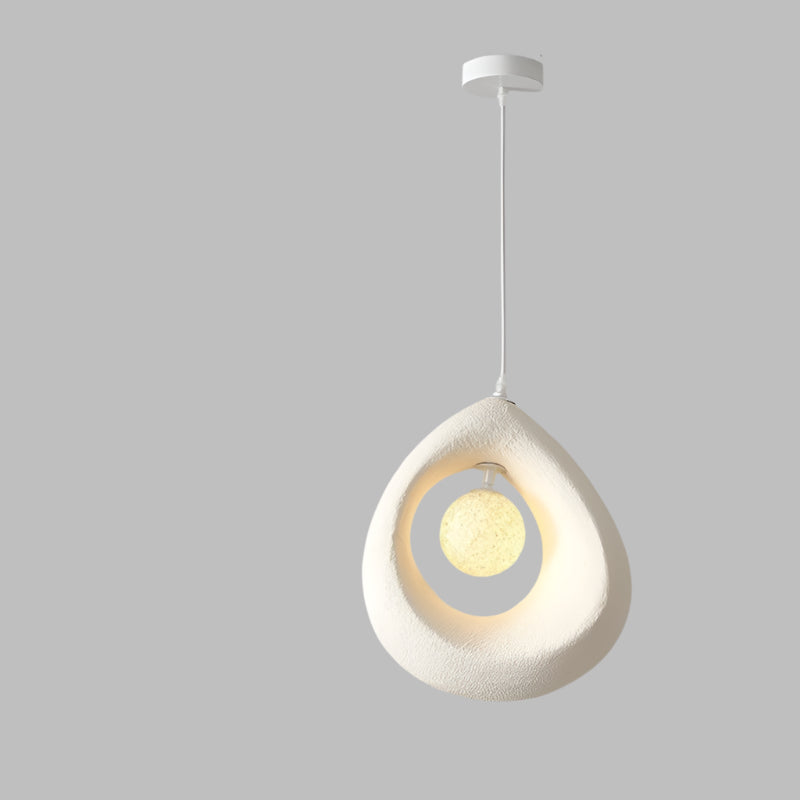 Wabi Sabi Pendelleuchte rund