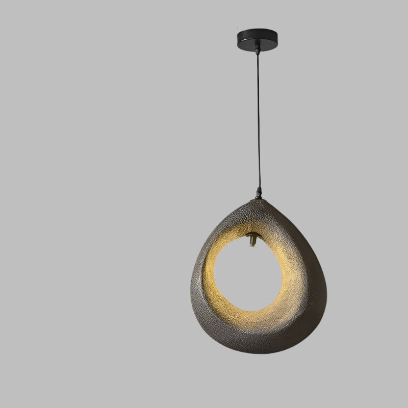 Wabi Sabi Pendelleuchte rund