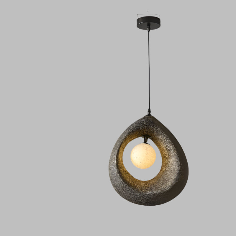 Wabi Sabi Pendelleuchte rund