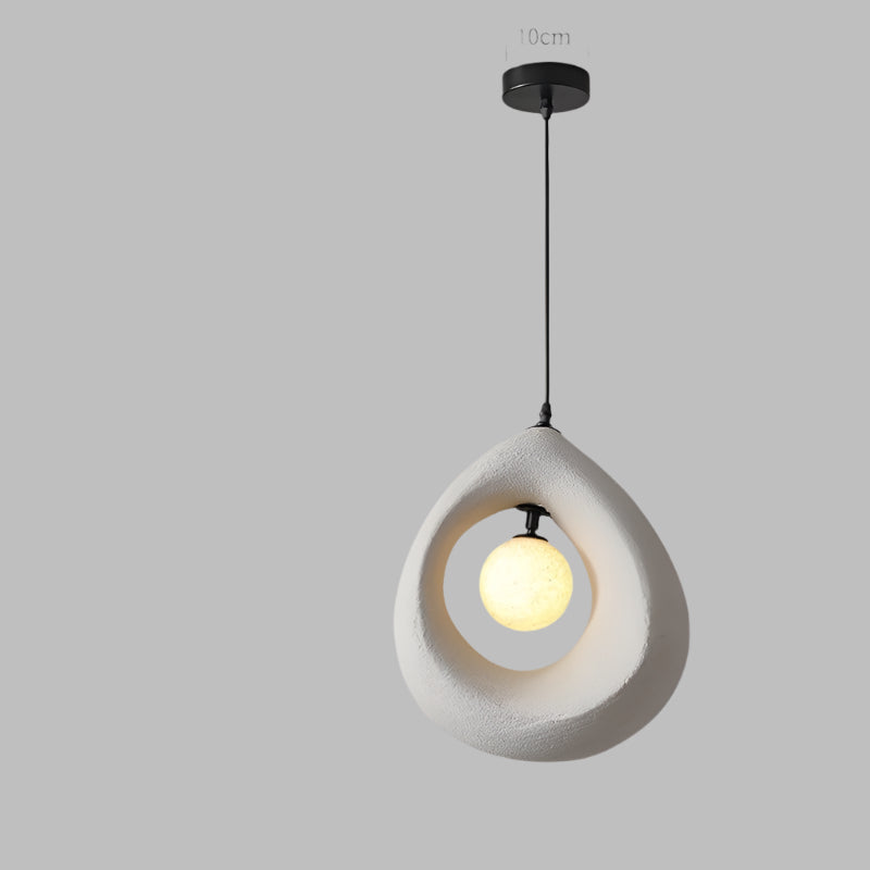 Wabi Sabi Pendelleuchte rund