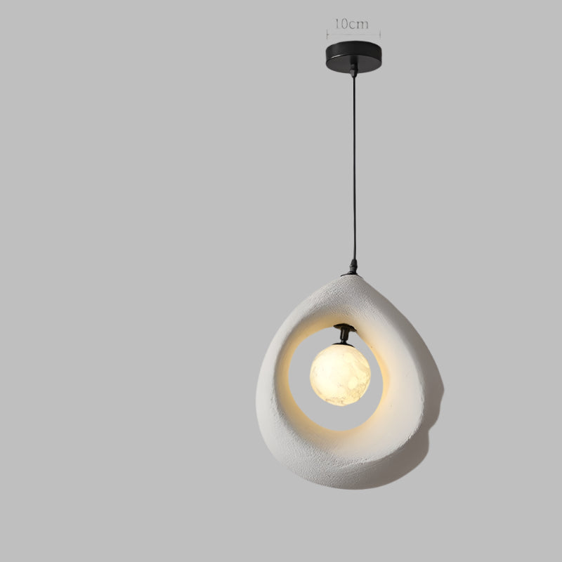 Wabi Sabi Pendelleuchte rund