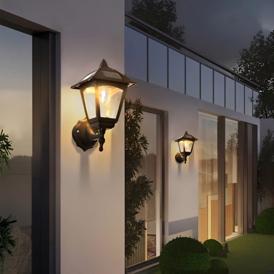 2 for 1 Classic Solar-Powered Wireless Wall Light
 - OnyxLampen