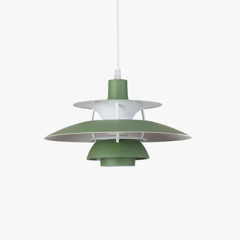 Moderne LED-Pendelleuchte im Morandi-Stil