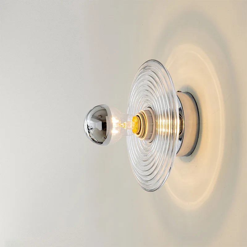 Antiker LED-Glas-Wandleuchter