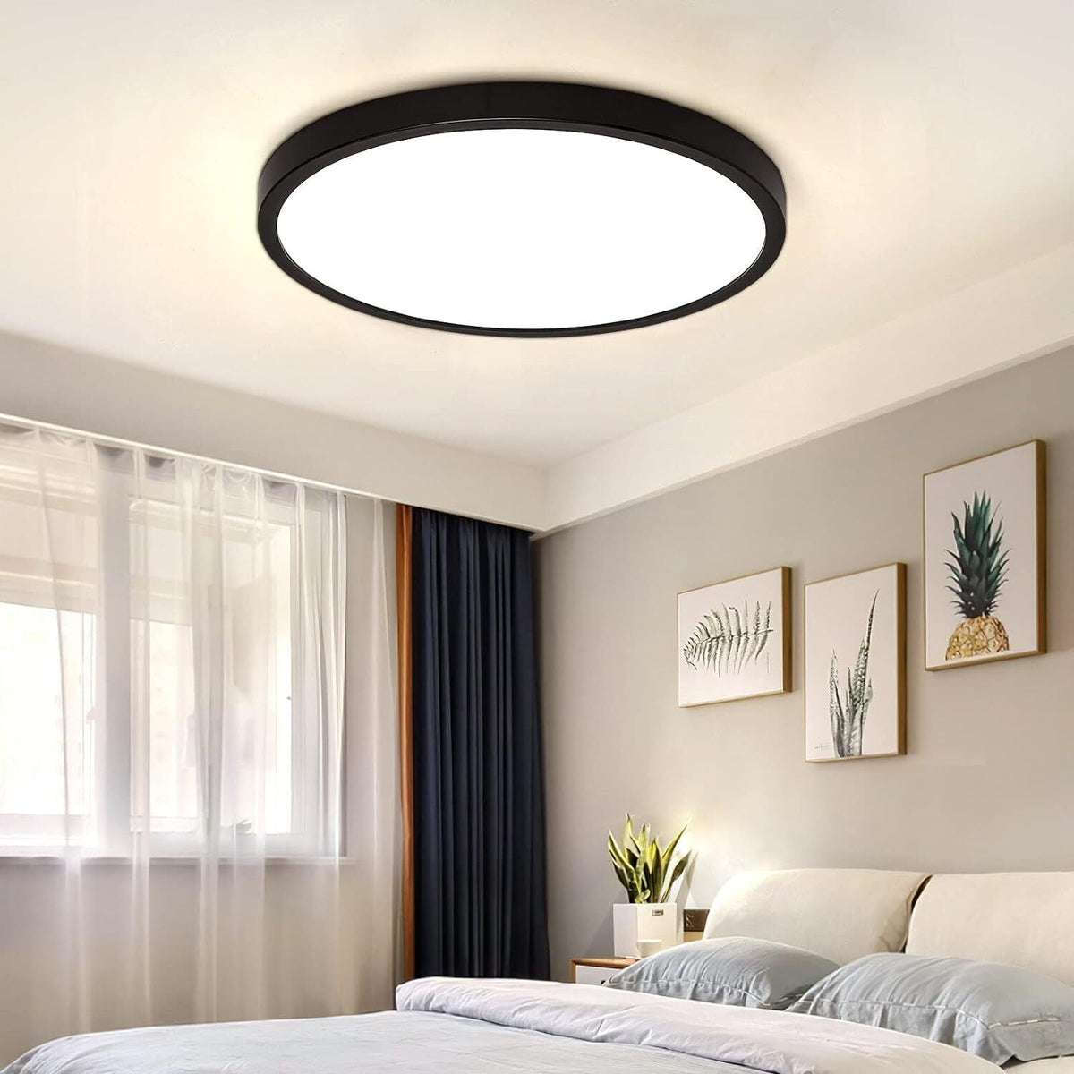Wasserfeste LED-Deckenlampe fürs Badezimmer